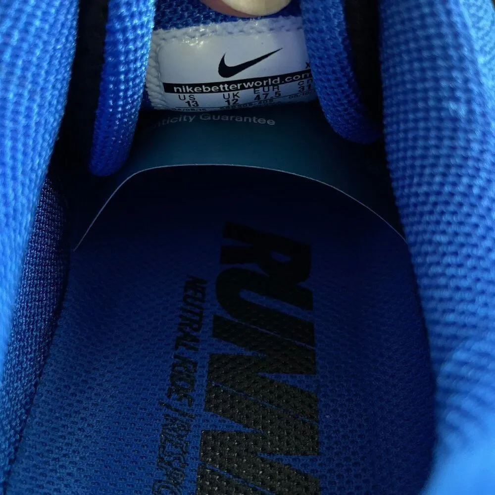 NEW Nike Air Pegasus 30 Running Trainers 2013 Blue Black Volt 599205-405 13 US